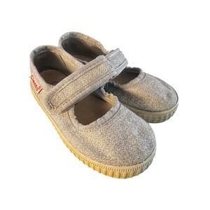 Cienta Girl's Glitter Mary Jane Shoes Toddler Kids‎ Sparkly Glitter Shoes Size 5